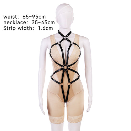 BDSM Restraints Kit Sex- Bondage With Adjustable Straps Back Body Restraints Device Couples